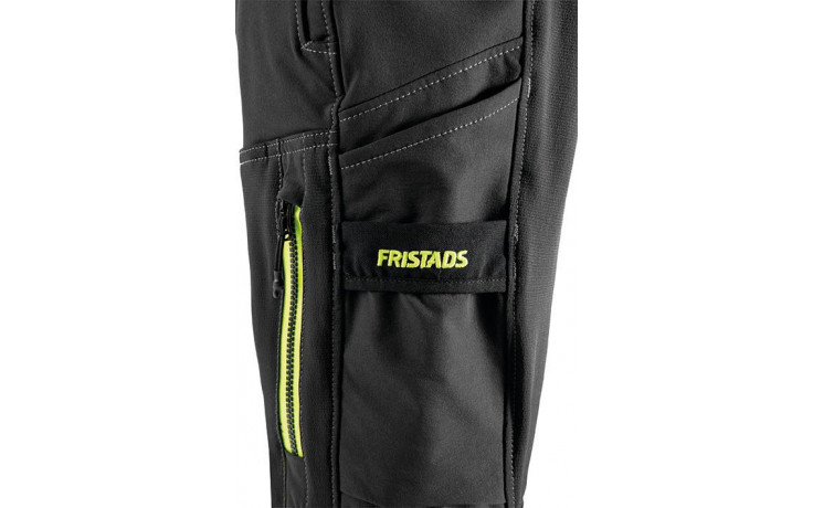 FRISTADS Bundhose 131785-940 schwarz/gelb Gr. 48
