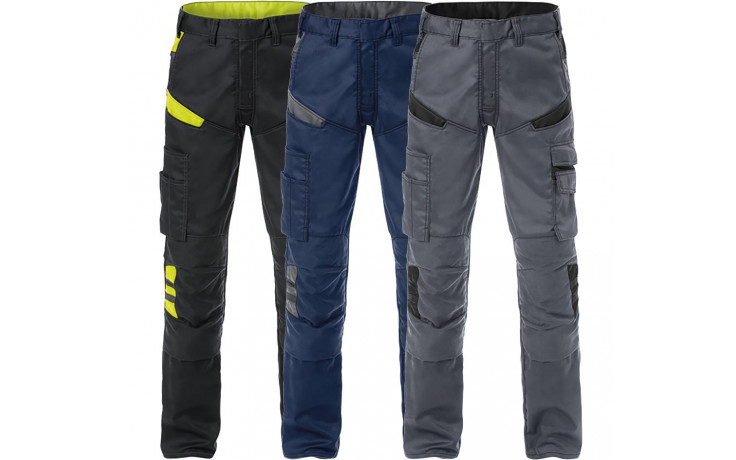 FRISTADS Bundhose 129482-982, schwarz/gelb, Gr. 54