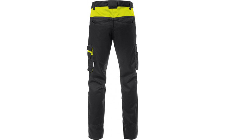 FRISTADS Bundhose 129482-982, schwarz/gelb, Gr. 54