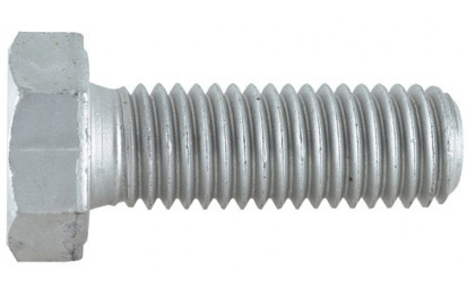 Sechskantschraube DIN 933 - 10.9 - Zinklamelle silber - M12 X 35