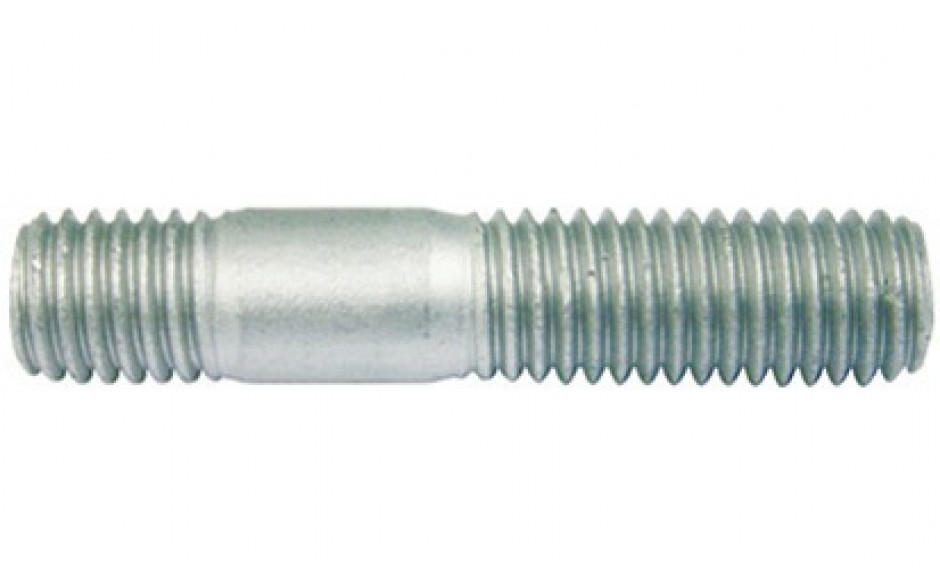 Stiftschraube DIN 939 - 10.9 - Zinklamelle silber - M16 X 110