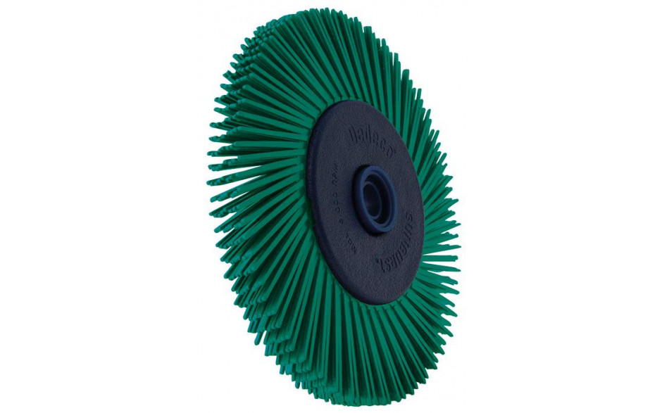 RECA Brush Rundbürste 152x12,7x25,4 K50 grün mit Flanschen/Adapter Typ A