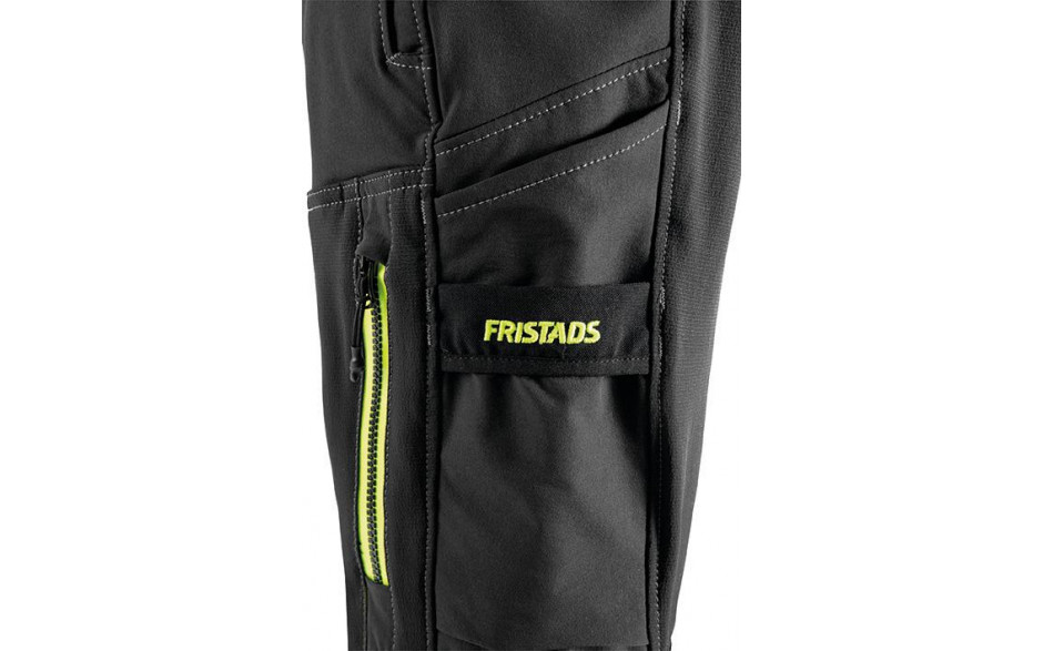 FRISTADS Bundhose 131785-940 schwarz/gelb Gr. 48