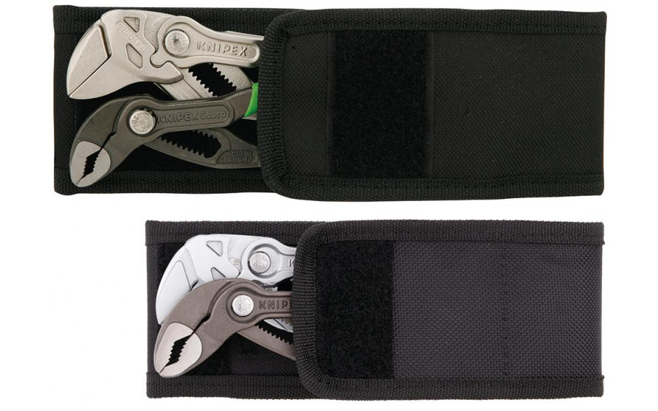 2-teiliges Zangen-Set in Textiltasche mit Zangenschlüssel 150 mm und Rohrzange Cobra 125 mm je bis Schlüsselweite 27 mm