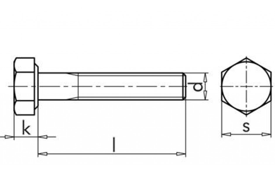 Sechskantschraube ISO 4014 - A4-70 - M10 X 50 - ADW7/2
