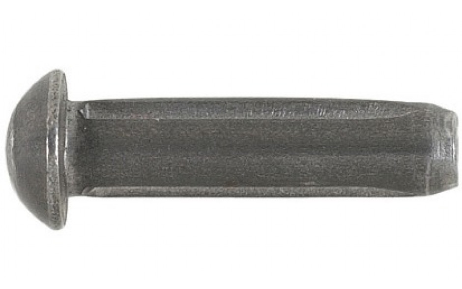 Halbrundkerbnagel ISO 8746 - Stahl - blank - 1,4 X 5