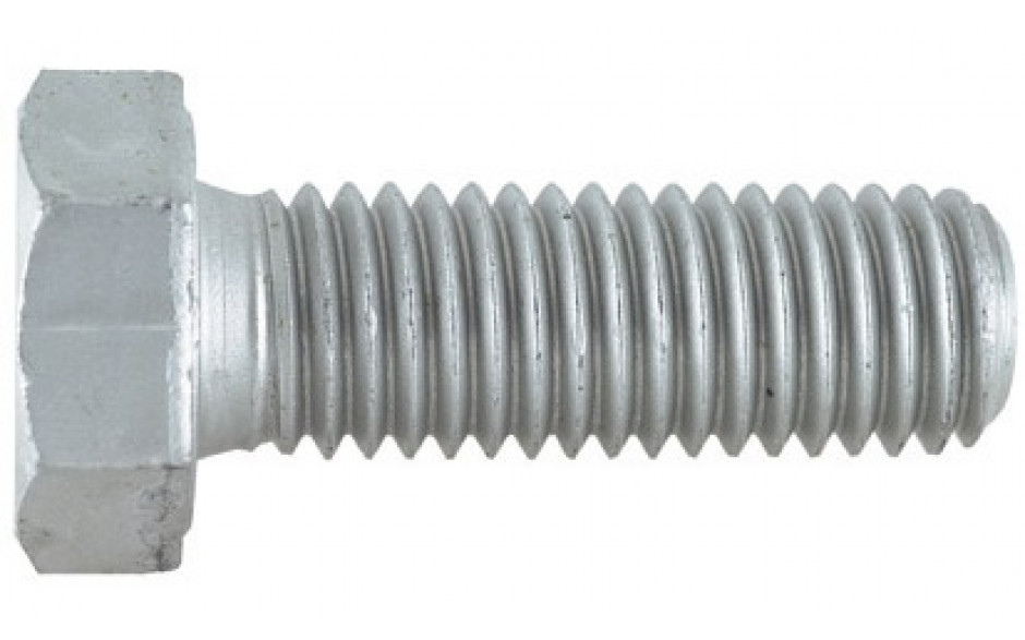 Sechskantschraube ISO 4017 - 12.9 - Zinklamelle silber - M16 X 40