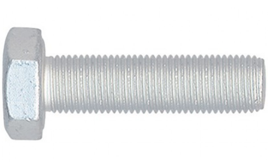 Sechskantschraube DIN 961 - 8.8 - Zinklamelle silber+Topcoat - M12 X 1,5 X 30