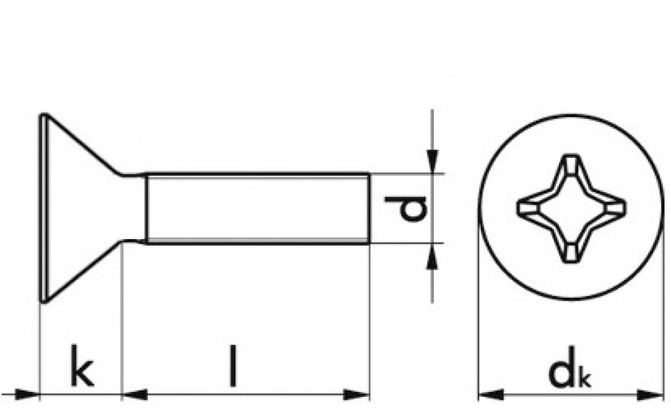 Linsenschraube DIN 7985 - 4.8 - blank - M4 X 12 - PH