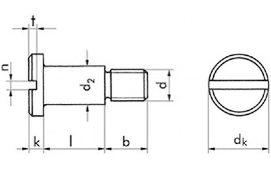 Flachkopfschraube DIN 923 - 5.8 - blank - M8 X 12