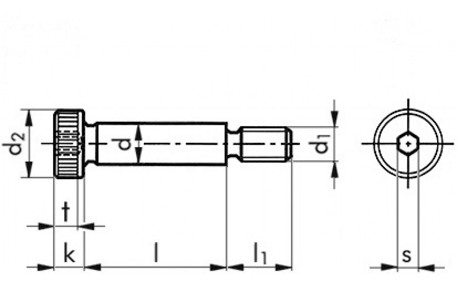 Zylinder-Passschulterschraube ISO 7379 - 012.9 - M12 X 55 - DS16-f9
