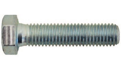 SB-Sechskantschraube EN 15048 - ISO 4017 - 8.8 - verzinkt blau (A3K) - M10 X 20 - CE