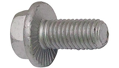 RECA Sechskant-LOCK-Schraube mit Flansch - 10.9 - Zinklamelle silber - M10 X 16