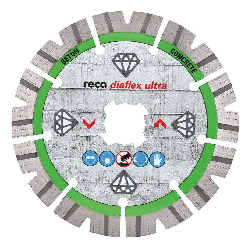 RECA diaflex ultra Universal Premium Durchmesser 350 mm Bohrungsdurchmesser 30 - 25,4 mm nass