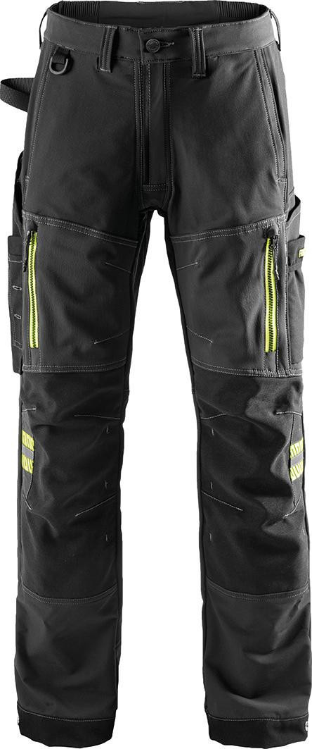 FRISTADS Bundhose 131785-940 schwarz/gelb Gr. 48