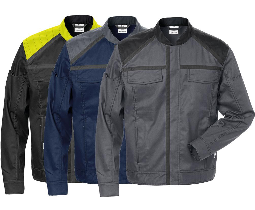 FRISTADS Bundjacke 129481-586, blau/grau, Gr. XXL
