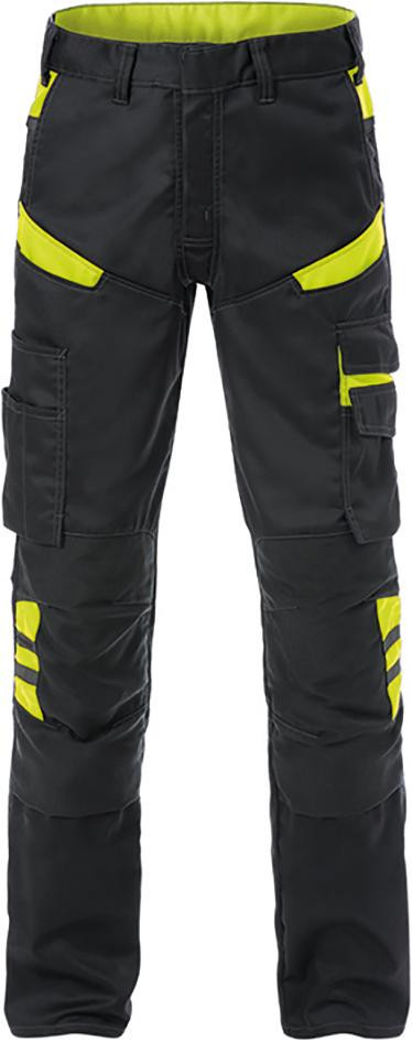 FRISTADS Bundhose 129482-982, schwarz/gelb, Gr. 54