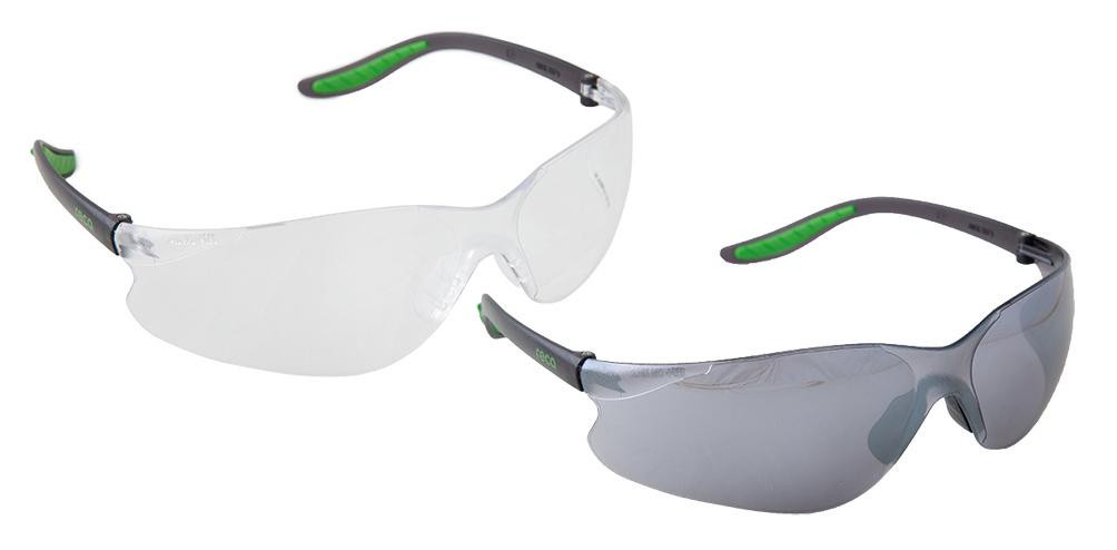 Schutzbrille RECA EX 102 grau verspiegelt