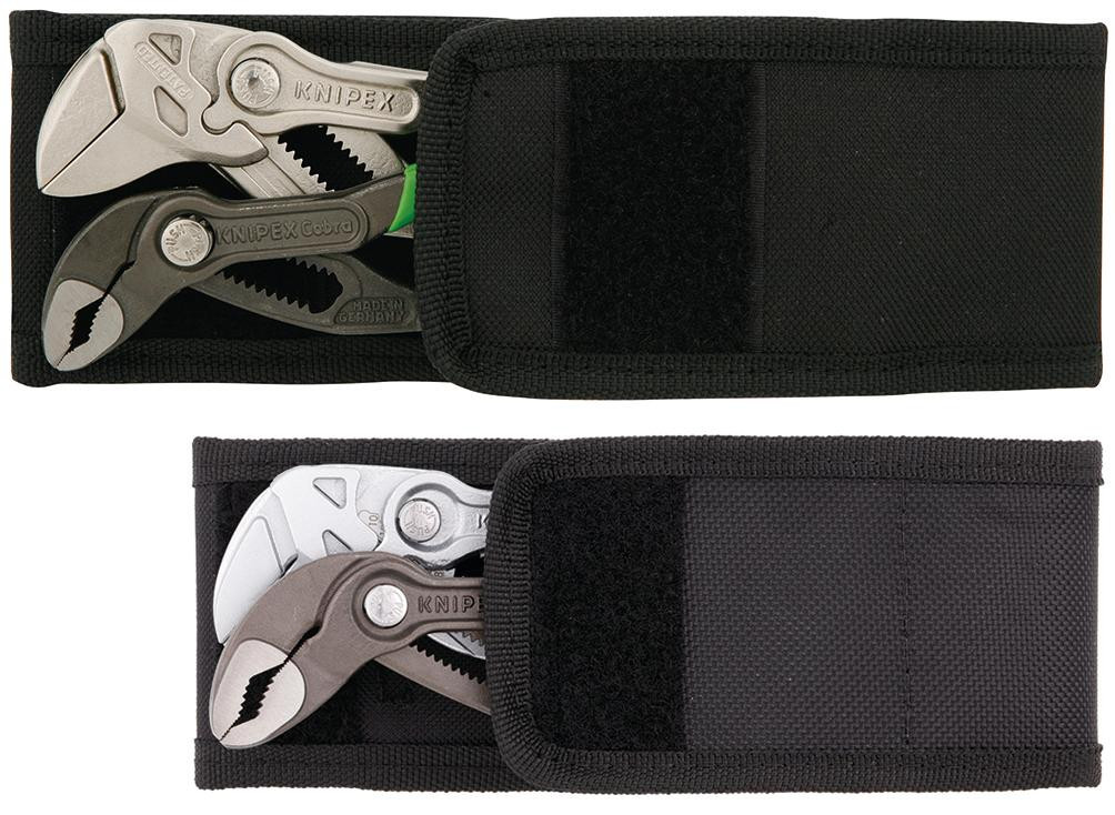 2-teiliges Zangen-Set in Textiltasche mit Zangenschlüssel 180 mm bis Schlüsselweite 35 mm und Rohrzange Cobra 180 mm bis Schlüsselweite 36 mm