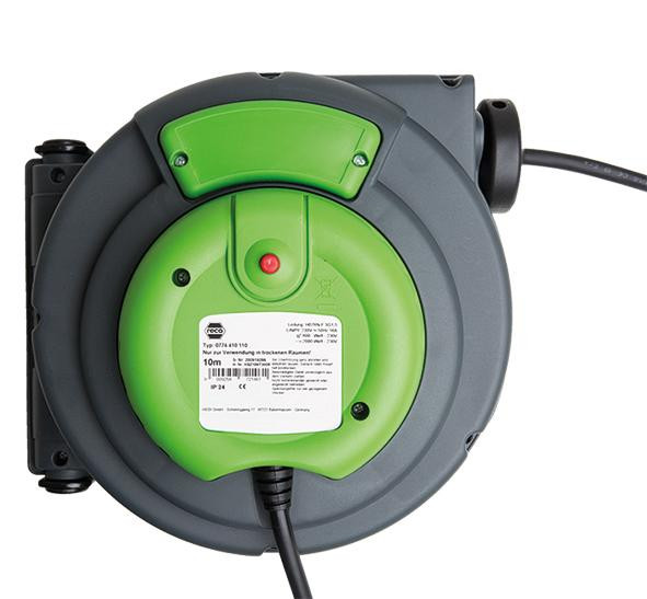Reca Kabelaufroller 230 V 3 x 1,5 mm² 10 Meter