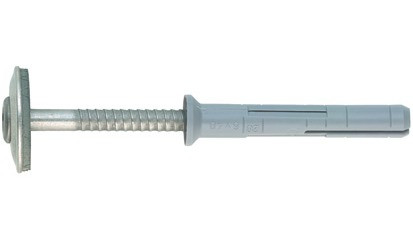 Nageldübel evo Grip - Spenglerdichtscheibe 15mm - Nylon - Edelstahl A2 - 6 X 40