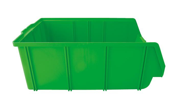 Kunststofflagerkasten PP Größe 1 grün