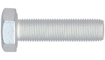 Sechskantschraube DIN 961 - 8.8 - Zinklamelle silber+Topcoat - M16 X 1,5 X 40