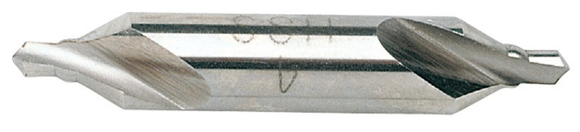 RECA Zentrierbohrer DIN 333 Form A mit Verstärkungswulst HSS Durchmesser x Länge 6,3 x 71,0 mm