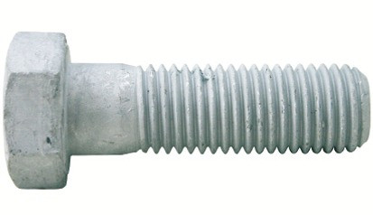 Sechskantschraube ISO 4014 - 8.8U - feuerverzinkt - M20 X 80