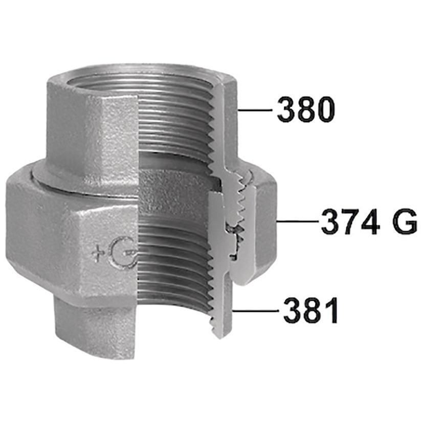 Fig. 533 - Anschweißenden - Stahl - blank - 1/2 Zoll x 100 mm