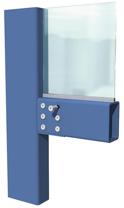 Lindapter® Hollo-Bolt Flush Fit Typ HBFF - Stahl - verzinkt blau - M12 X 55 - HBFF12-1