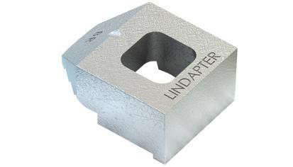Lindapter® Klemme Typ BR - kurz - Temperguss - verzinkt blau - BR12S