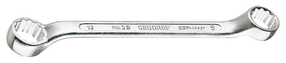 GEDORE Doppelringschlüssel kurz UD-Profil 8 x 9 mm -2 B 8 x 9- Nr.:6051230