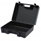 walizka na urządzenia; pcv, czarna o wym. 420x305x155 mm
